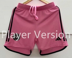 Player version 2024-25 Inter Miami CF  Home Pink Thailand Soccer Shorts-4691