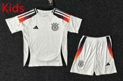 2024-25  Germany Home White kids Soccer Uniform-GB