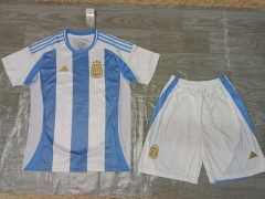 2024-2025 Argentina Home Blue&White Soccer Uniform-718