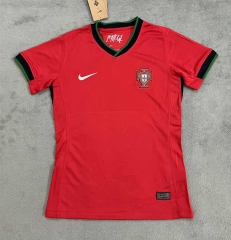 2024-2025 Portugal Home Red Women Thailand Soccer Jersey AAA-4506