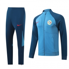 2024-2025 Club América Blue Thailand Soccer Jacket Uniform-LH
