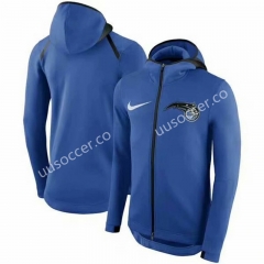 NBA Blue With Hat Jacket Top 18