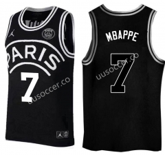 NBA Jordan Paris Black #7 Jersey