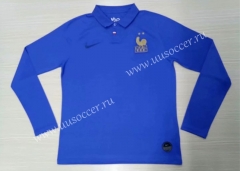 100th Commemorative Edition France Blue Thailand Soccer Jersey AAA