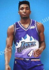 Retro Version NBA Utah Jazz Purple #45 Jersey