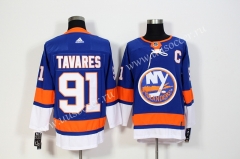 NHL New York Islanders Blue #91 Jersey