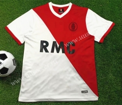 1977-1982 Retro version Monaco Home Red & White Thailand Soccer Jersey AAA-503