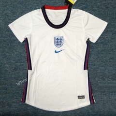 2020 European Cup England Home White Female Thailand Soccer Jersey