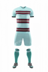 Without logo 2020-2021 Portugal Away White Soccer Uniform