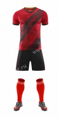 Without logo 2020-2021 Belgium Home Red Soccer Uniform