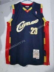 Mitchell Ness Version Cleveland Cavaliers Dark Blue  #23 Jersey