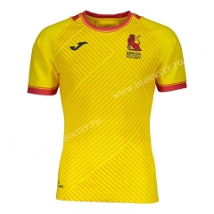 2020-2021 Spain Away Yellow Rugby Shirt