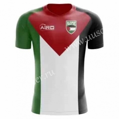 Gai Nian Version 2020-2021 Palestino Red & White Rugby Shirts