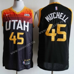 2020-2021 City Version NBA Utah Jazz Black #45 Jersey