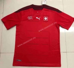 2021-2022 Switzerland Home Red Thailand Soccer Jersey AAA-HR