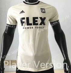 Player version 2021-2022 Los Angeles FC Away White Thailand Soccer Jersey AAA-CS