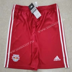 2021-2022  New York Red Bulls  Home  Red Thailand Soccer Shorts