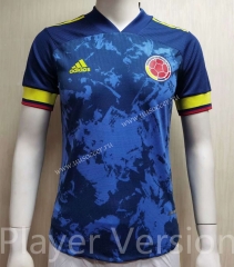 Player Version 2021-2022 Colombia Away Blue Thailand Soccer Jersey-807