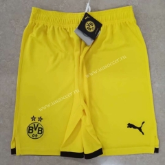 2021-2022 Borussia Dortmund Home Yellow Thailand Soccer Shorts