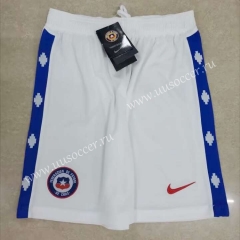 2021-2022 Chile Away White Thailand Soccer Shorts