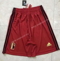 2021-2022 Belgium Home Red Thailand Soccer Shorts