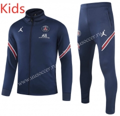 2021-2022 Jordan Paris SG Royal Blue Kids/Youth Jacket Unifom-GDP