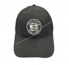 Brooklyn Nets Gray&Black Basketball Hat