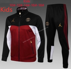 2021-2022 Jordan Paris SG Red&Black Kids/Youth Jacket Unifom-815