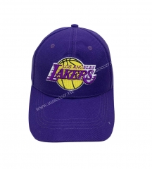 Lakers Purple Basketball Hat