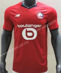 2021-2022 Lille Home Red Thailand Soccer Jersey AAA-416