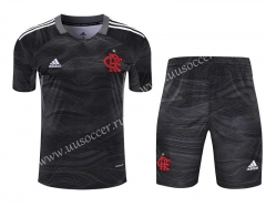 2021-22 Flamengo  Black  goalkeeper Soccer Uniform-418