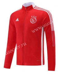 2021-2022 Ajax Red Traning Thailand Soccer Jacket-LH