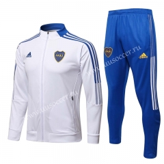 2021-2022 BOCA Juniors White Soccer Jacket Uniform-815