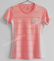 2021-22 CR Flamengo Pink Thailand Women Soccer Jersey AAA-c1046