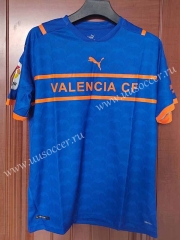 2021-2022 Valencia 2nd Away Blue Thailand Soccer Jersey AAA-7T