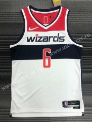 75th anniversary NBA Washington Wizards White #6 Jersey-311