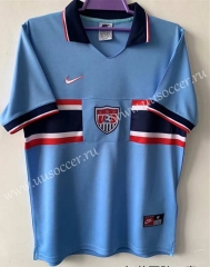 1994 Retro Version USA 2nd Away Blue  Thailand Soccer Jersey AAA-XY