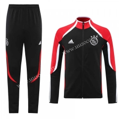 2021-2022 Commemorative Edition Ajax Black Thailand Soccer Jacket Uniform-LH