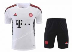 2021-2022 Bayern München White Thailand Soccer Training Uniform-418