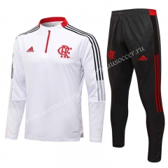 2021-2022 Flamengo White Thailand Tracksuit Uniform-815