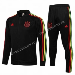 2021-2022 Ajax Black Thailand Soccer Jacket Uniform-815