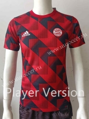 Player Version 2022-23  Bayern München Red & Black Thailand Soccer Training Jersey-807(Pre-match clothing)