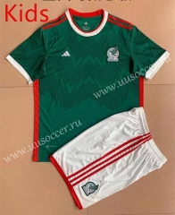 22-23 Concept version Mexico  Green kids Soccer Uniform-AY