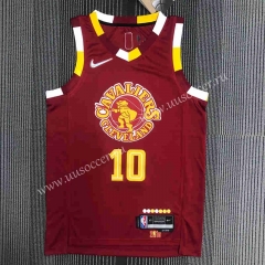 2022-23 City Version Cleveland Cavaliers Red #10  Jersey-311