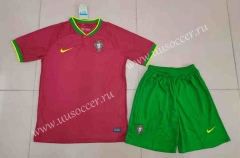 2022-23 Portugal Home Red Soccer Uniform-718