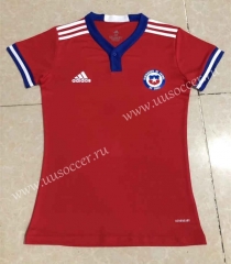 2022-23 Chile Home Red Thailand Women Soccer Jersey AAA-HR