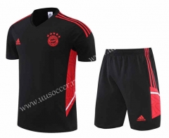 2022-23  Bayern München Black Thailand Soccer Training Uniform-815