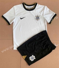 2022-23 Corinthians Home White Soccer Uniform-AY