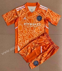 2022-23 New York City Goalkeeper Oranger  Soccer Uniform-AY