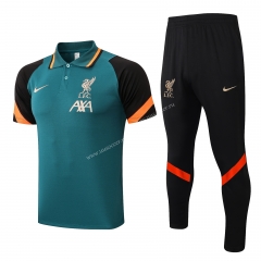 2021-2022  Liverpool Green  Thailand Polo Uniform-815